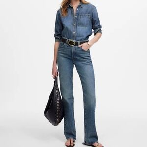 Madewell Relaxed Bootcut Jeans In Concho Wash